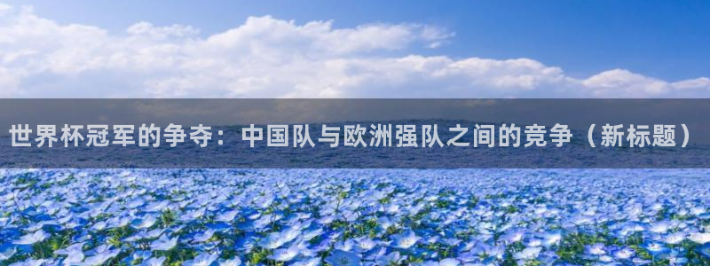 世界杯赛程时间表：世界杯冠军的争夺：中国队与欧洲强队之间的竞争（新标题）