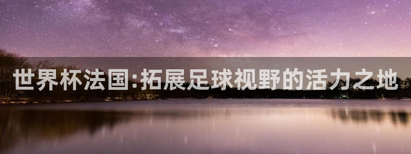 世界杯今年：世界杯法国:拓展足球视野的活力之地